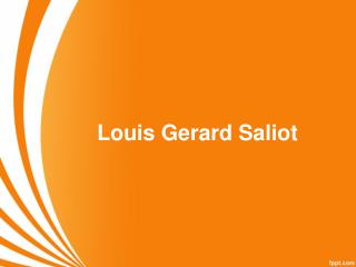 Louis Gerard Saliot | Euro Asia Mgmt Group