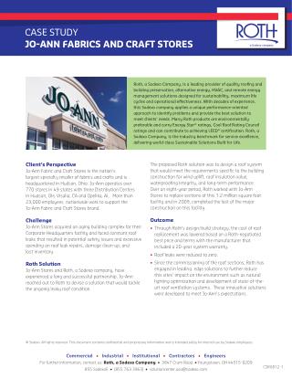 Case Study at Jo-Ann Fabrics and Craft Stores