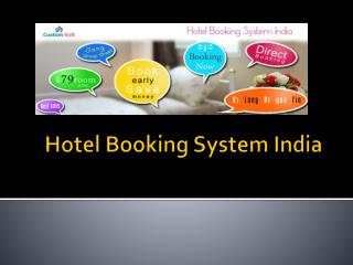 Custom Soft Hotel booking Software allows people to do self room reservation by paying through credit card securely