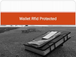 Wallet Rfid Protected