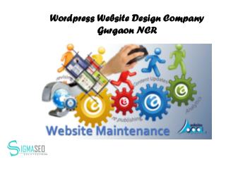 Wordpress Website Design Company Gurgaon NCR