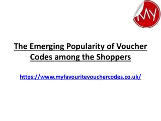 The Emerging Popularity Of Voucher Codes Among The Shoppers