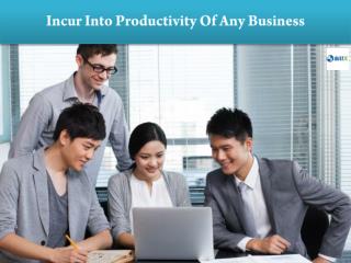 Incur Into Productivity Of Any Business