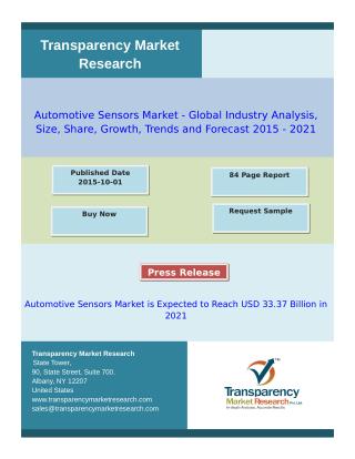 Automotive Sensors Market