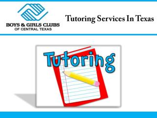 Tutoring Services In Texas