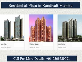 Residential Flats in Kandivali Mumbai@9266629901
