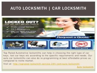 Auto Locksmith