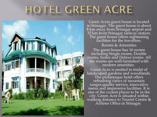 Hotel Green Acre