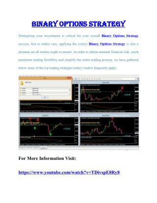 Binary Options Strategy