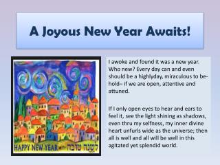 A Joyous New Year Awaits!