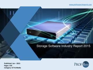 Storage Software Industry Report 2015