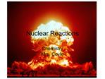 Nuclear Reactions