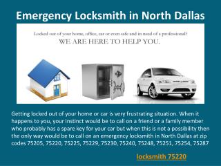 Locksmith 75220