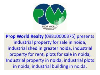 Industrial Property In Noida For Sale