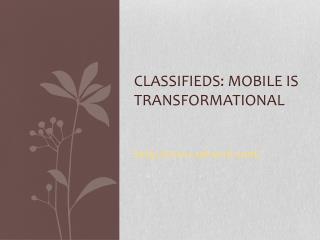 Mobile is Transformational
