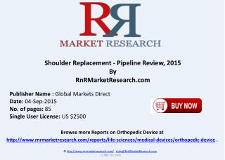 Shoulder Replacement Companies and Product Pipeline Review 2015