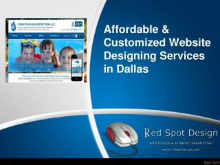 Affordable & Customized Website Designing Services in Dallas