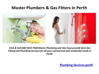 Plumbing Services perth