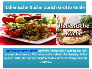 Italienische Küche Zürich