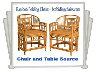 Bamboo Folding Chairs - 1stfoldingchairs.com