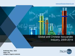Isocyanate Industry Analysis, Market Growth 2009-2019 | Prof Research Reports