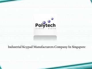 Industrial Keypad Manufacturers