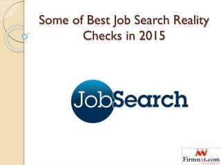 Some of Best Job Search Reality Checks in 2015