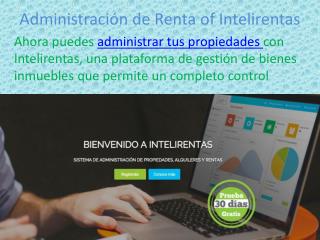 Administración de Renta of Intelirentas