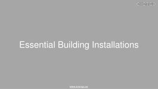 Essentials of Installation planning