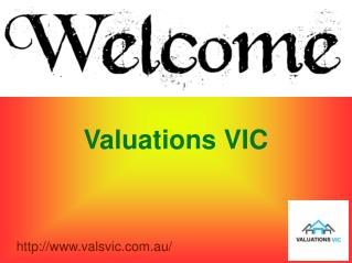 Obtain Property Settlement Valuation Service with Valuations VIC