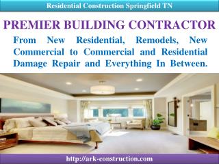 Building Contractor - Clarksville TN