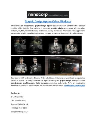 Graphic Design Agency Oslo - Mindcorp