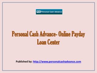 Online Payday Loan Center