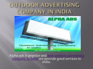 Outdoor Advertising Company In India