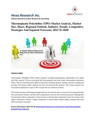 Thermoplastic Polyolefins (TPO) Market Analysis, Market Size, Share, Regional Outlook, Industry Trends, Competitive Stra