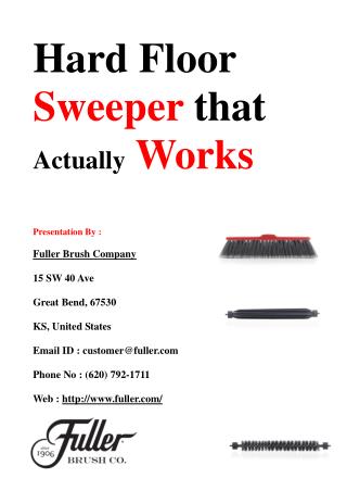 Hard Floor Sweeper that Actually Works