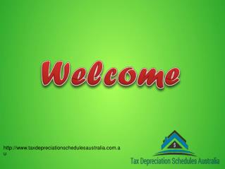 Tax Depreciation Schedules Australia for Property Depreciation Report.