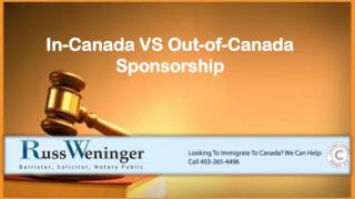 Sponsorship To Canada