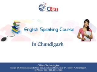 English Speaking Course In Chandigarh