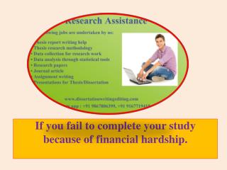 If You Fail to Complete Your Study Because of Financial Hardship