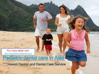 aiea pediatric dental