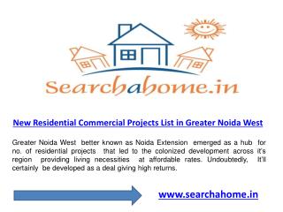 New upcoming residential projects in Greater Noida West