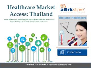 Aarkstore Healthcare Market Access Thailand