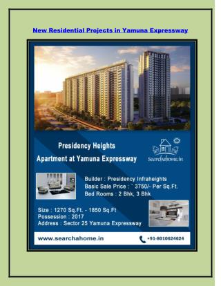 New Residential Projects in Yamuna Expressway