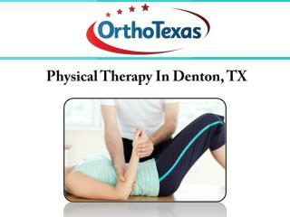Physical Therapy In Denton, TX