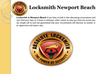 Locksmith Newport Beach ,Orange County California Locksmith