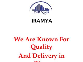 Smart City Delhi|3BHK in L Zone- iramya.com