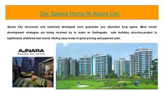 Get Special Home At Ajnara City