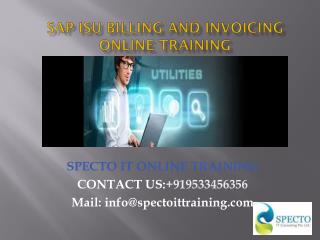 Sap isu billing and invoicing online training in canada
