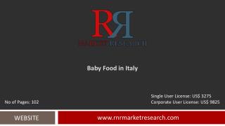Italy Baby Food Industry Expected to See Growth Report